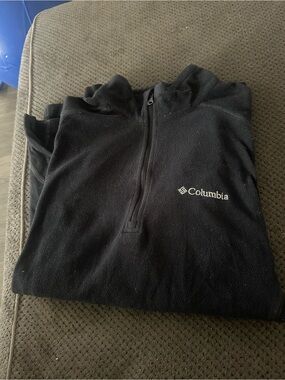 Columbia Women's Black Quarter-Zip Fleece Jacket